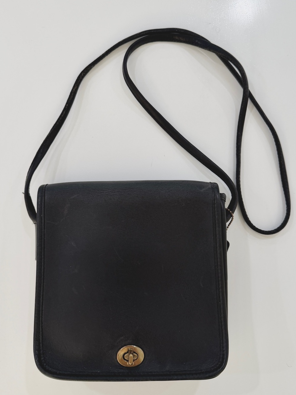 Vintage Coach Original NYC - Compact Pouch bag in black leather